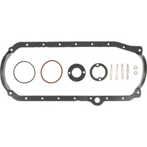 Clevite M77 - OS32496B - Oil Pan Gasket Set - SBC 86-91 w/1-Piece Rr Main