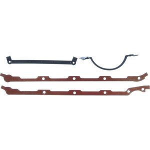 Clevite M77 - OS32513 - Oil Pan Gasket Set - BBC Gen-4 Notched Side Rail