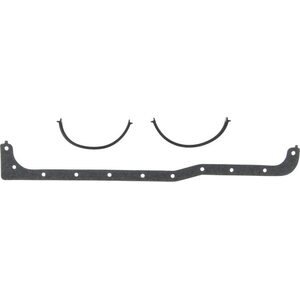 Clevite M77 - OS32516 - Oil Pan Gasket - Multi-Piece - Fiber - SBF