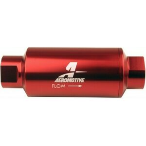 Aeromotive - 12340 - #10-ORB Fuel Filter Inline 10 Mircon Red