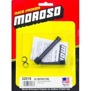 Moroso - 22018 - Oil Restrictors - SBC Dart SHP Block