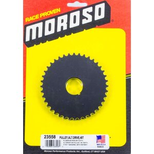 Moroso - 23558 - Alternator Drive Pulley 40T- Radius Tooth