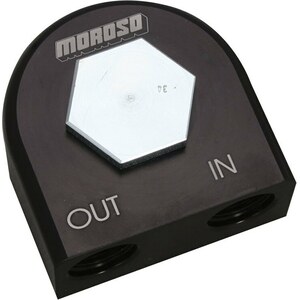 Moroso - 23682 - 90 Degree Filter Adapter - 3/4-16 Thread