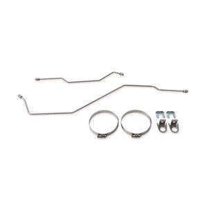 REKUDO - RK402-3 - Stainless Brake Hardline Kit w/Brackets