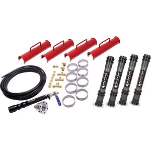 Allstar Performance - 11301 - Air Jacks Complete Kit 4pcs 15.25in w/Dirt Foot