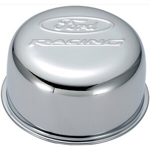 Ford Racing - 302-200 - Chrome Steel Breather W/Ford Racing Logo