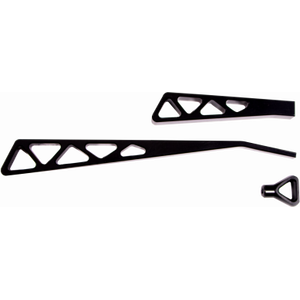 Ididit - 2500310051 - Billet Lever Kit Black Powder Coat Truss Style