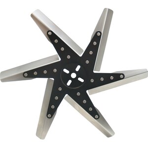 Derale - 19318 - 18in HP Stnless Steel Fl ex Fan (Black Hub/Rvrse