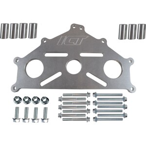 ICT Billet - 551897 - Engine Safe Stand Adapter Plate Chevy LS1 Durama