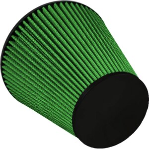 Green Filter - 2452 - Air Filter Element - Conical - 7.88 in Diameter Base - 4.75 in Diameter Top - 7.8 in Tall - 4 in Flange