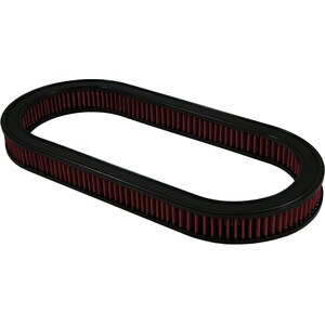 Green Filter - 4027 - Air Filter Element - Oval - 20.79 in L x 9.62 in W - 2 in Tall - Red