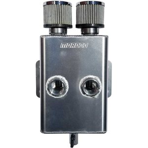 Moroso - 85391 - Breather Tank w/2 16an ORB Inlets w/2 Breather