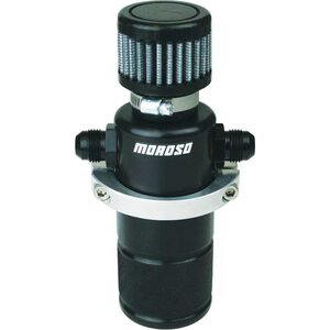 Moroso - 85397 - Compact Breather Tank Billet Alm. Black