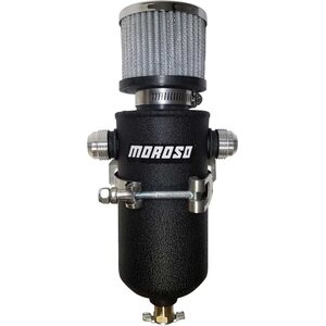 Moroso - 85752 - Remote Breather Tank - w/2 - 10an Fitting