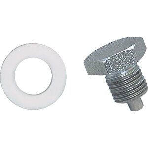 Moroso - 97001 - Oil Pan Drain Plug - Clear Zinc