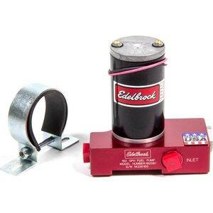 Edelbrock - 182061 - Carb Electric Fuel Pump 160Gph @ 12Psi Red
