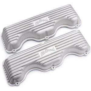 Edelbrock - 41409 - Valve Cover Kit Classic Finned Chevy 348-409