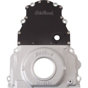 Edelbrock - 4255 - GM Timing Cover - LS Series - 2pc.