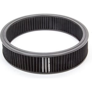 Edelbrock - 43668 - Air Filter Element Black 14In X 3In