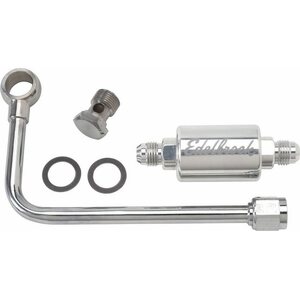 Edelbrock - 8131 - Polished Fuel Line & Filter Kit
