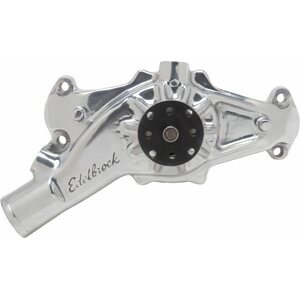 Edelbrock - 8864 - BBC Water Pump - Short- R/R- Polished
