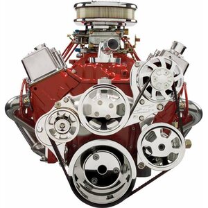Billet Specialties - 13225 - SBC Tru Trac Pulley Sys.