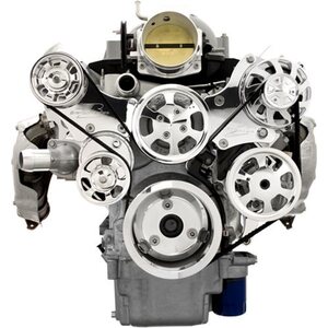 Billet Specialties - 13455 - LS1/2/3/6 Tru Trac Pulley System Polished