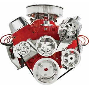 Billet Specialties - 14225 - Serp System BBC w/P/S No A/C