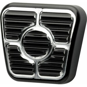 Billet Specialties - 199645 - E-Brake Pedal Pad Chevy Black