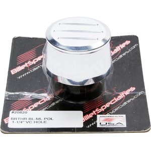 Billet Specialties - 20820 - Polished Breather Ball Milled