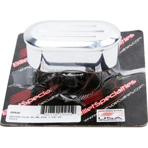 Billet Specialties - 20920 - Polished Breather Oval Style