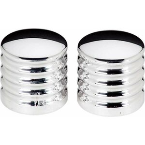 Billet Specialties - 248815 - Ribbed Style Wiper Post Covers For Post