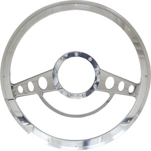 Billet Specialties - 30725 - Half Wrap Steering Wheel Classic