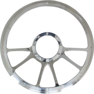 Billet Specialties - 30971 - 14in Edge Steering Wheel Half Wrap