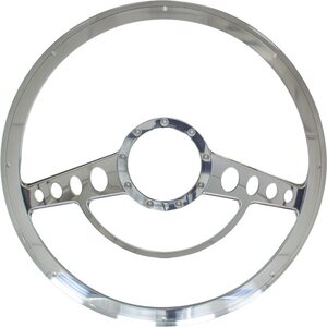 Billet Specialties - 34725 - Half Wrap 15.5in Steering Wheel Classic