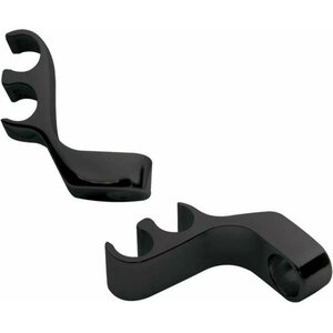 Billet Specialties - 69782 - 2 Wire Separator Valve Cover Mount Black Pair