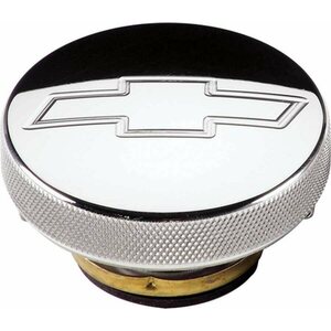 Billet Specialties - 75320 - Polished Radiator Cap Chevy Logo 16lb.