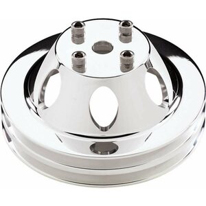 Billet Specialties - 78120 - SBC/BBC 2 GRV WP Pulley For LWP Polished