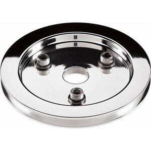 Billet Specialties - 81120 - Polished SBC 1 Groove Lower Pulley