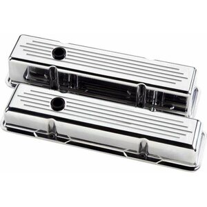 Billet Specialties - 95120 - Polished SBC Short V/C Ball Milled