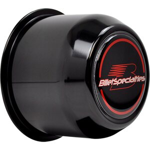 Billet Specialties - 999084B - Center Cap Push Tru 3.2 90 CB Black 2-1/2in TALL
