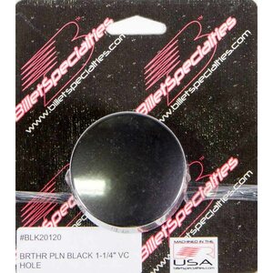 Billet Specialties - BLK20120 - Breather Valve Cover 1-1/4in VC Hole Black