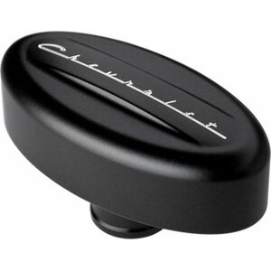 Billet Specialties - BLK20923 - Breather Valve Cover Retro Black Chevrolet
