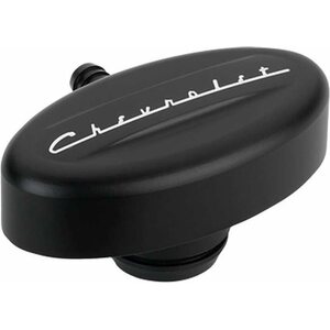 Billet Specialties - BLK21923 - PCV Breather 1-1/4in VC Retro Black Chevrolet