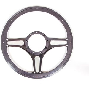 Billet Specialties - BLK30103 - Street Lite Steering Wheel Black
