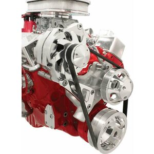 Billet Specialties - FM0109PC - SBC Alt Bracket LWP Top Mount Passenger Side