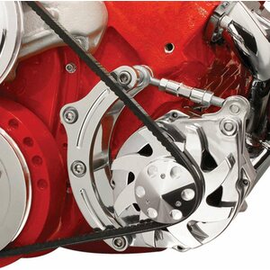Billet Specialties - FM0205PC - BBC Alt Bracket SWP Low Mount Drivers Side