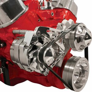 Billet Specialties - FM0207PC - BBC Alt Bracket LWP Mid Mount Passenger Side