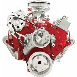Billet Specialties - FM2110PC - SBC LWP Serpentine Conv. Kit