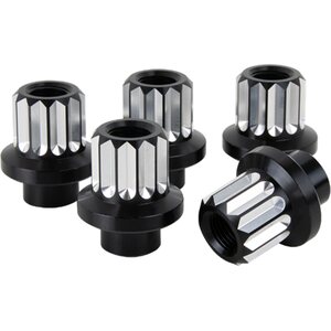 Billet Specialties - LNRMS122050 - Race Lug Nuts 5 Pack 1/2-20 x 1/2in